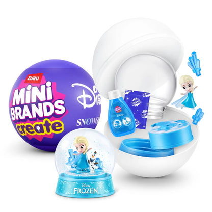 Muñecas Y Peluches Zuru Mini Brands-Snow Globes Disney Surtido multicolor para niños