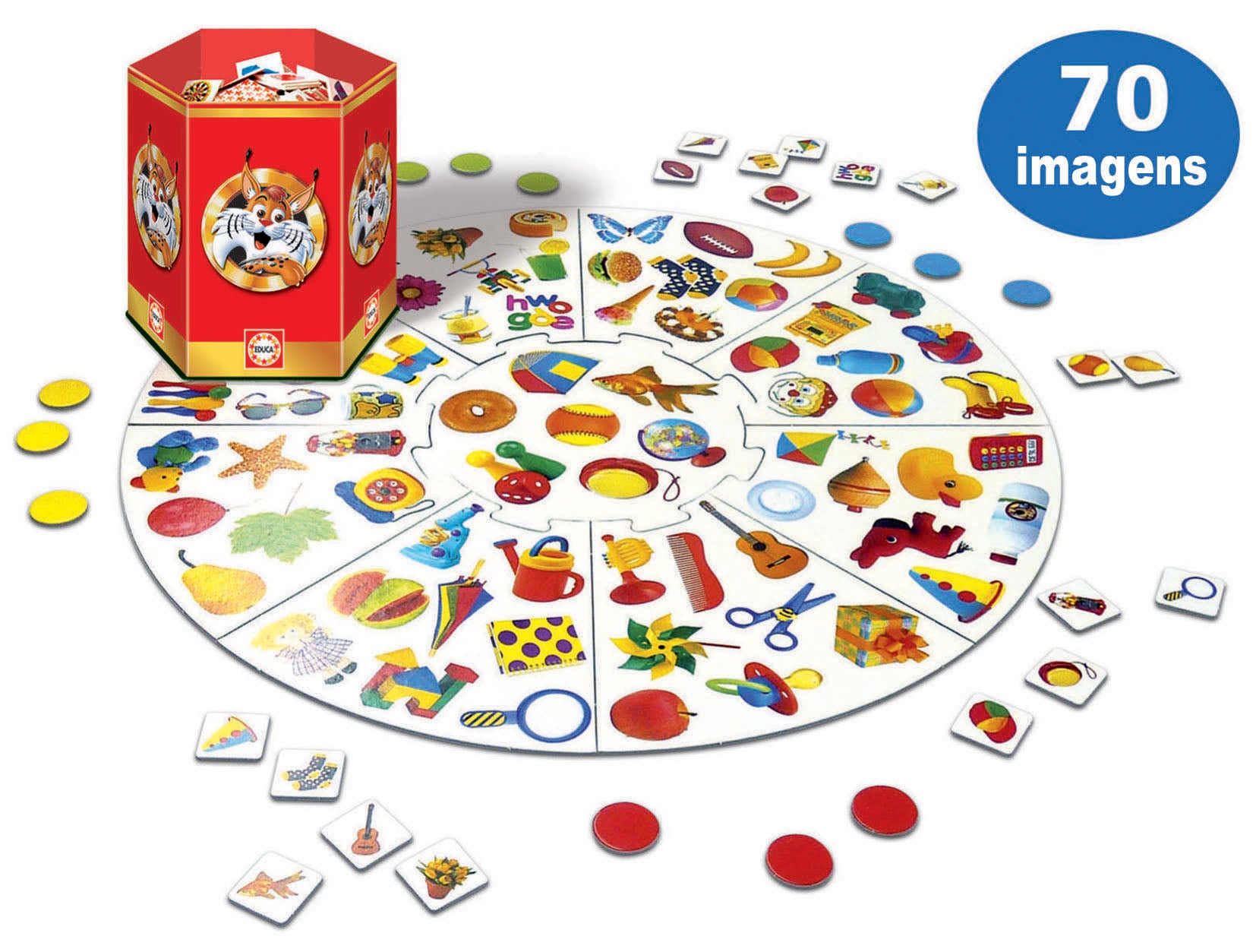 Juegos De Mesa Educa Lince - 70 Imágenes multicolor para niños