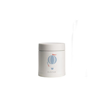 Para Comer Olmitos Set Termo Líquidos + Termo Sólidos Beige Ballon blanco para bebe
