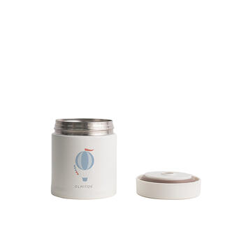 Para Comer Olmitos Set Termo Líquidos + Termo Sólidos Beige Ballon blanco para bebe