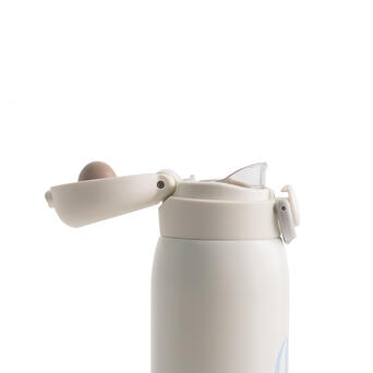 Para Comer Olmitos Set Termo Líquidos + Termo Sólidos Beige Ballon blanco para bebe