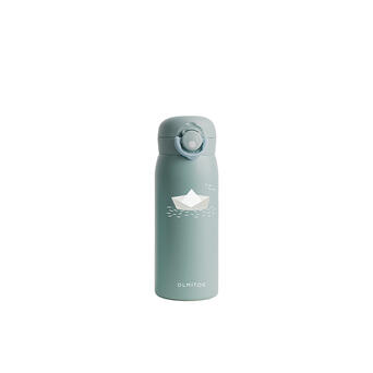 Para Comer Olmitos Set Termo Líquidos 480Ml + Termo Sólidos  550 Ml Paperboat Verde verde para bebe