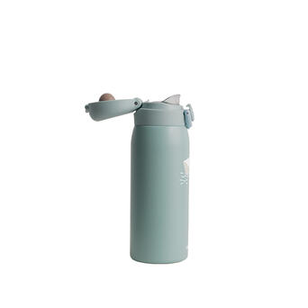 Para Comer Olmitos Set Termo Líquidos 480Ml + Termo Sólidos  550 Ml Paperboat Verde verde para bebe