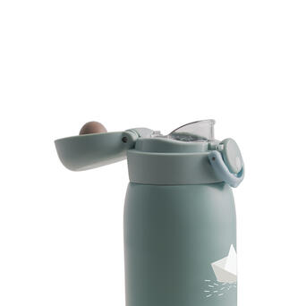 Para Comer Olmitos Set Termo Líquidos 480Ml + Termo Sólidos  550 Ml Paperboat Verde verde para bebe