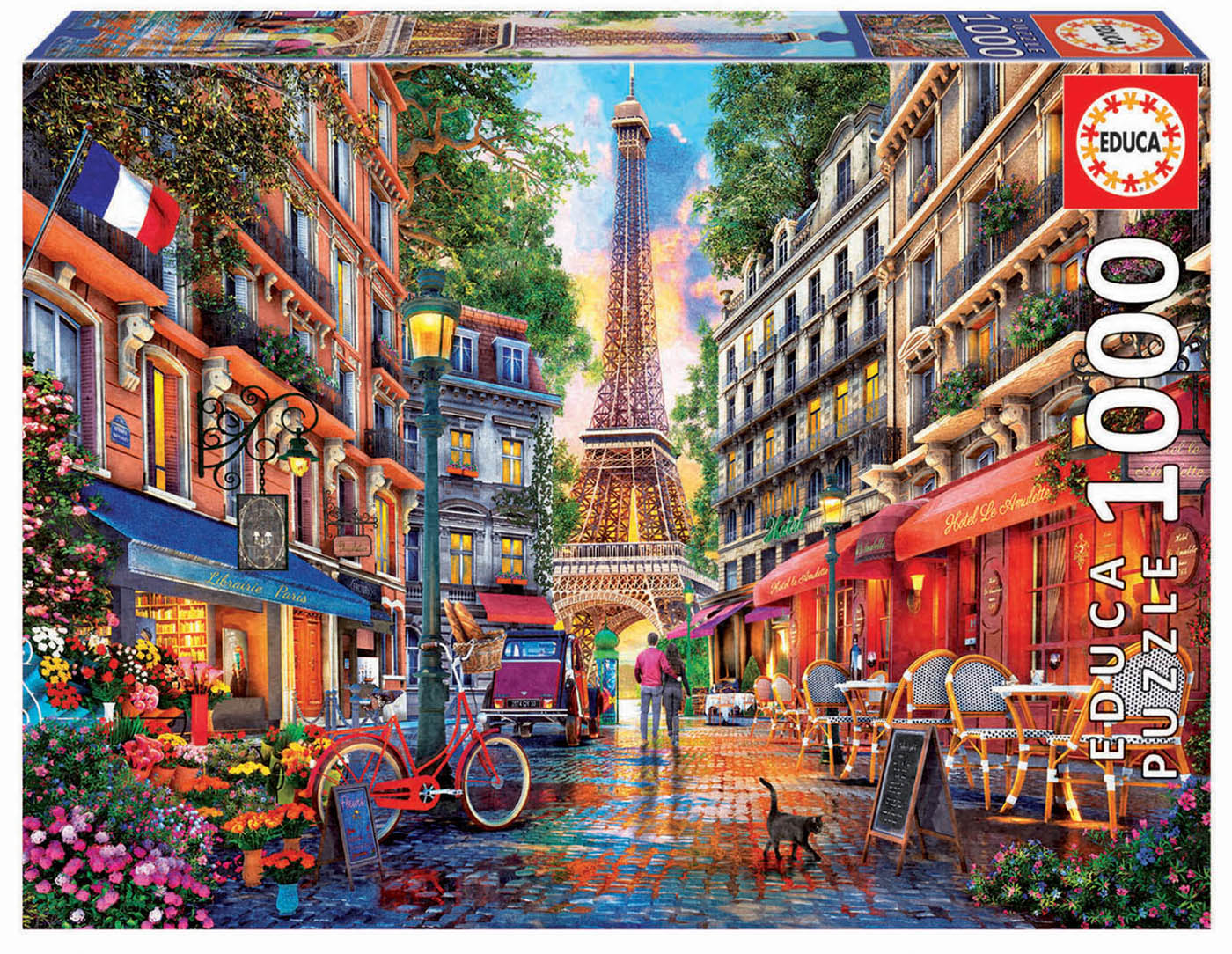Juegos De Mesa Educa Puzzle 1000 Piezas "París" multicolor para niños