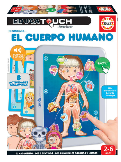 Juegos De Mesa Educa Educa Touch Multilingual - El Cuerpo Humano multicolor para niños