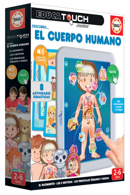 Juegos De Mesa Educa Educa Touch Multilingual - El Cuerpo Humano multicolor para niños