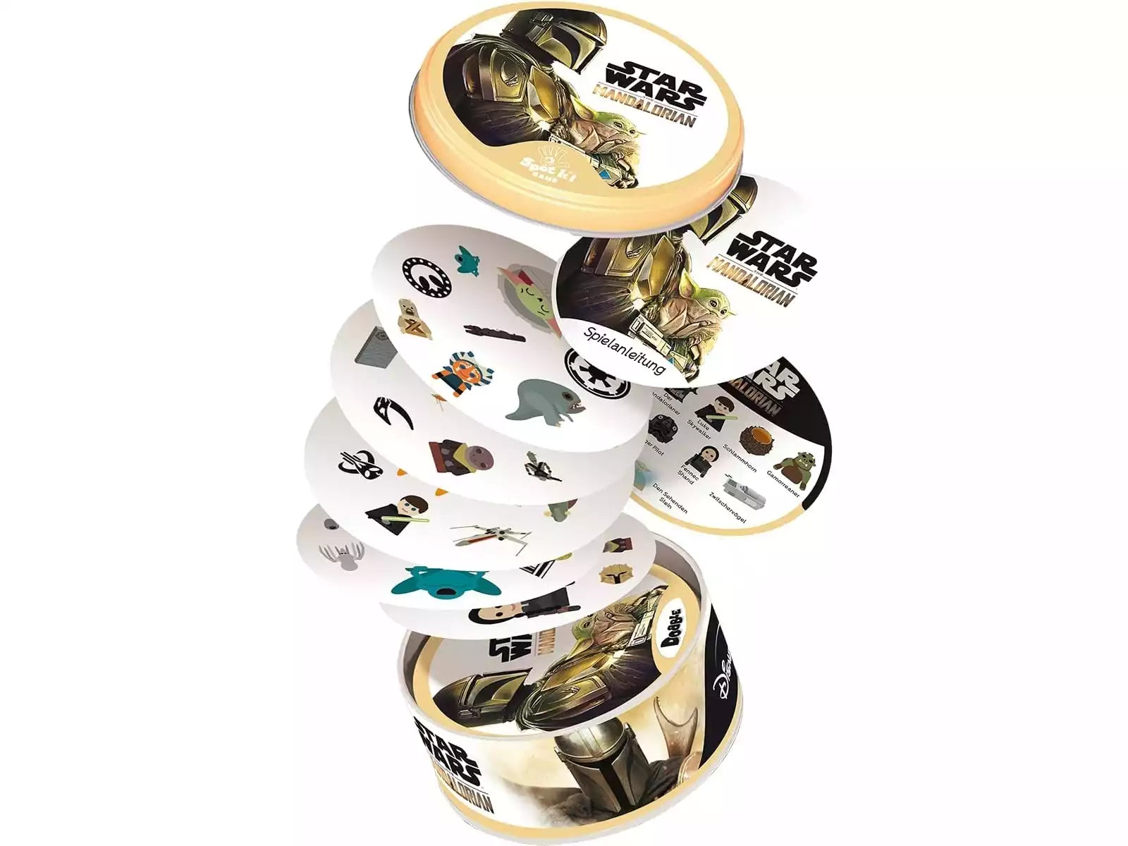 Juegos De Mesa Valuvi Dobble Star Wars Mandalorian multicolor para unisex