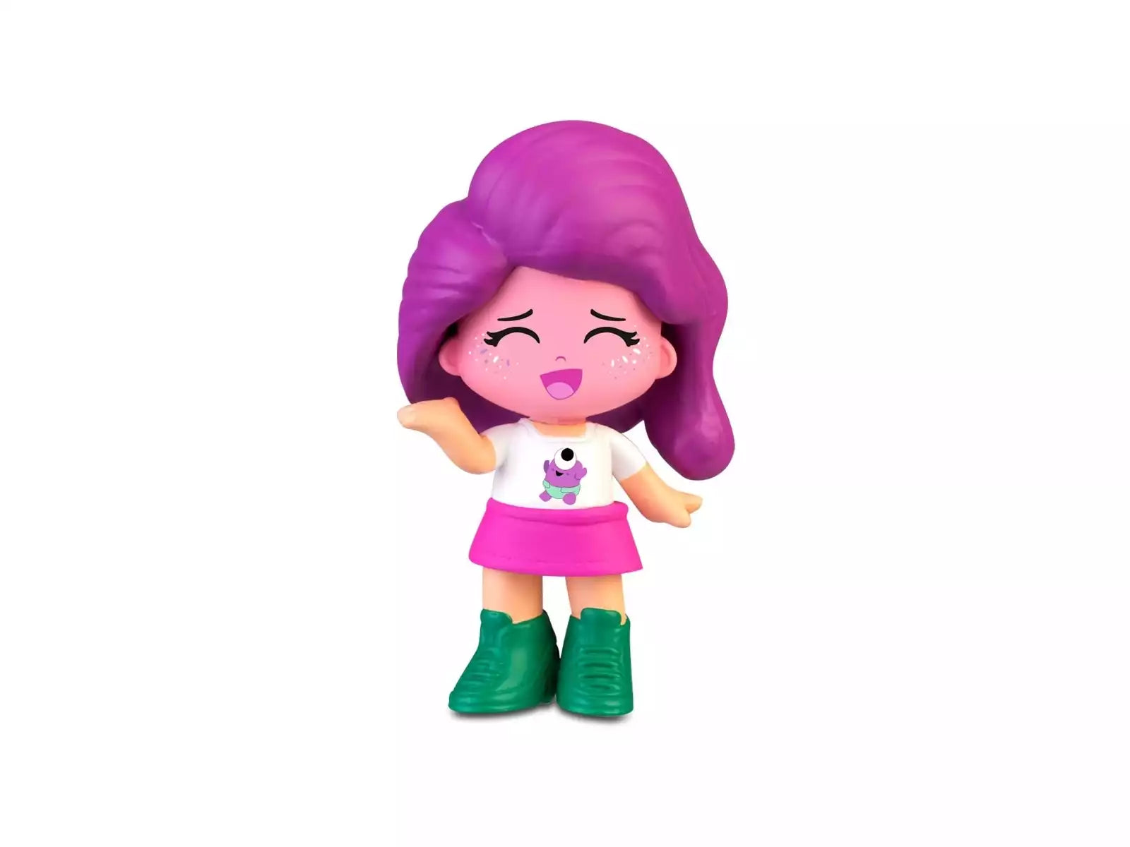 Figuras Y Minimundos Famosa Pinypon Terrific Serie 14 Muñeca De Pelo Morado morado para niños