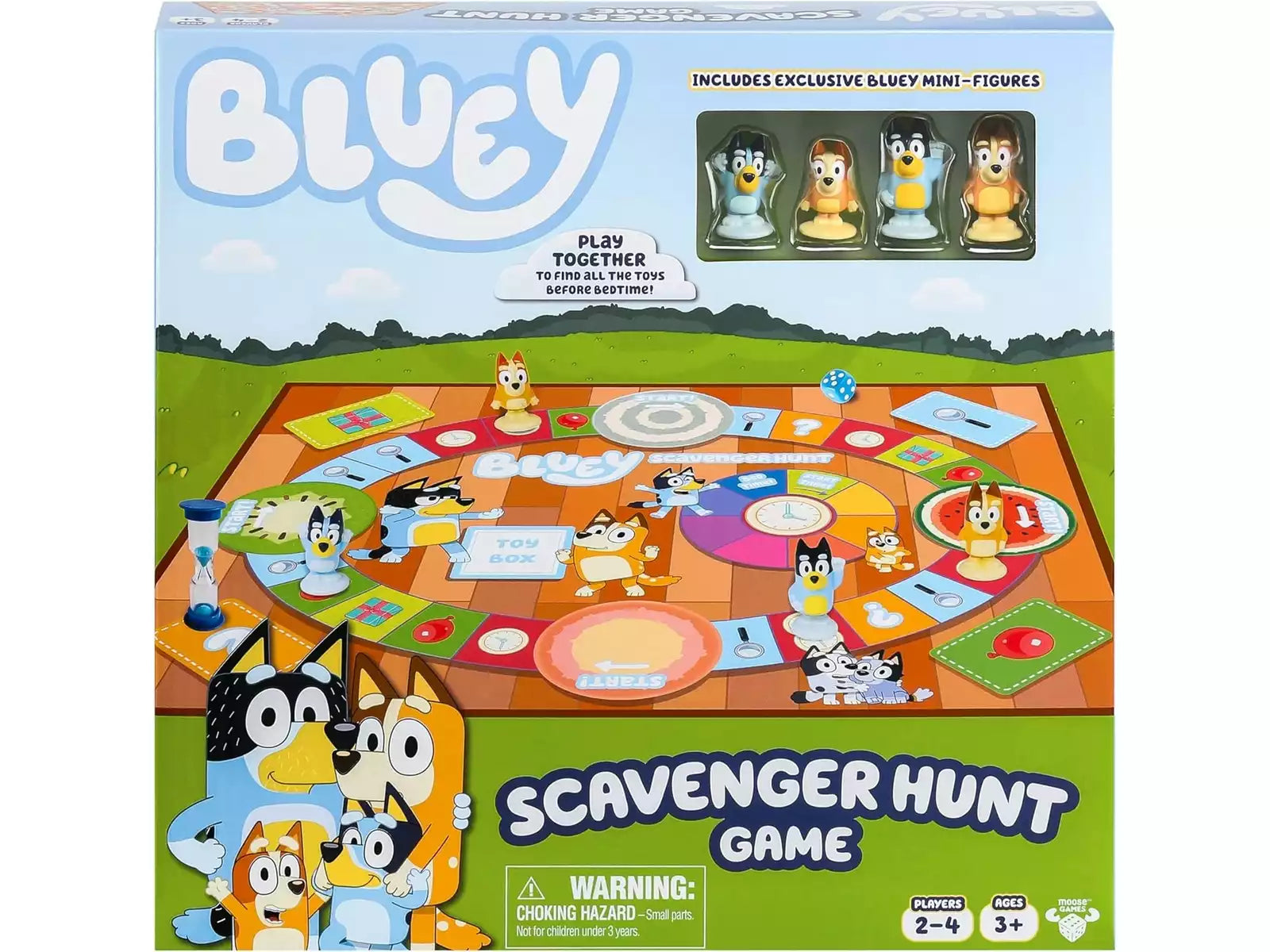 Juegos De Mesa Famosa Bluey Búsqueda Del Tesoro Incluye Figuras multicolor para unisex