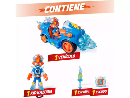 Figuras Y Minimundos Magic Box Superthings Power Combat Vehicle Kid multicolor para niños