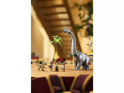 Construcciones Y Puzzles Lego Lego Jurassic World - Misión De Seguimiento : Raptor Y Titanosaurus multicolor para niños