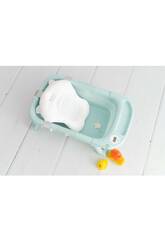 Baño Olmitos Bañera Plegable  + Hamaca azul para bebe