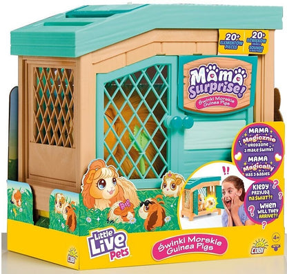 Figuras Y Minimundos Giochi Preziosi Little Live Pets Mama Sorpresa -Conejito De Indias- marrón para niños