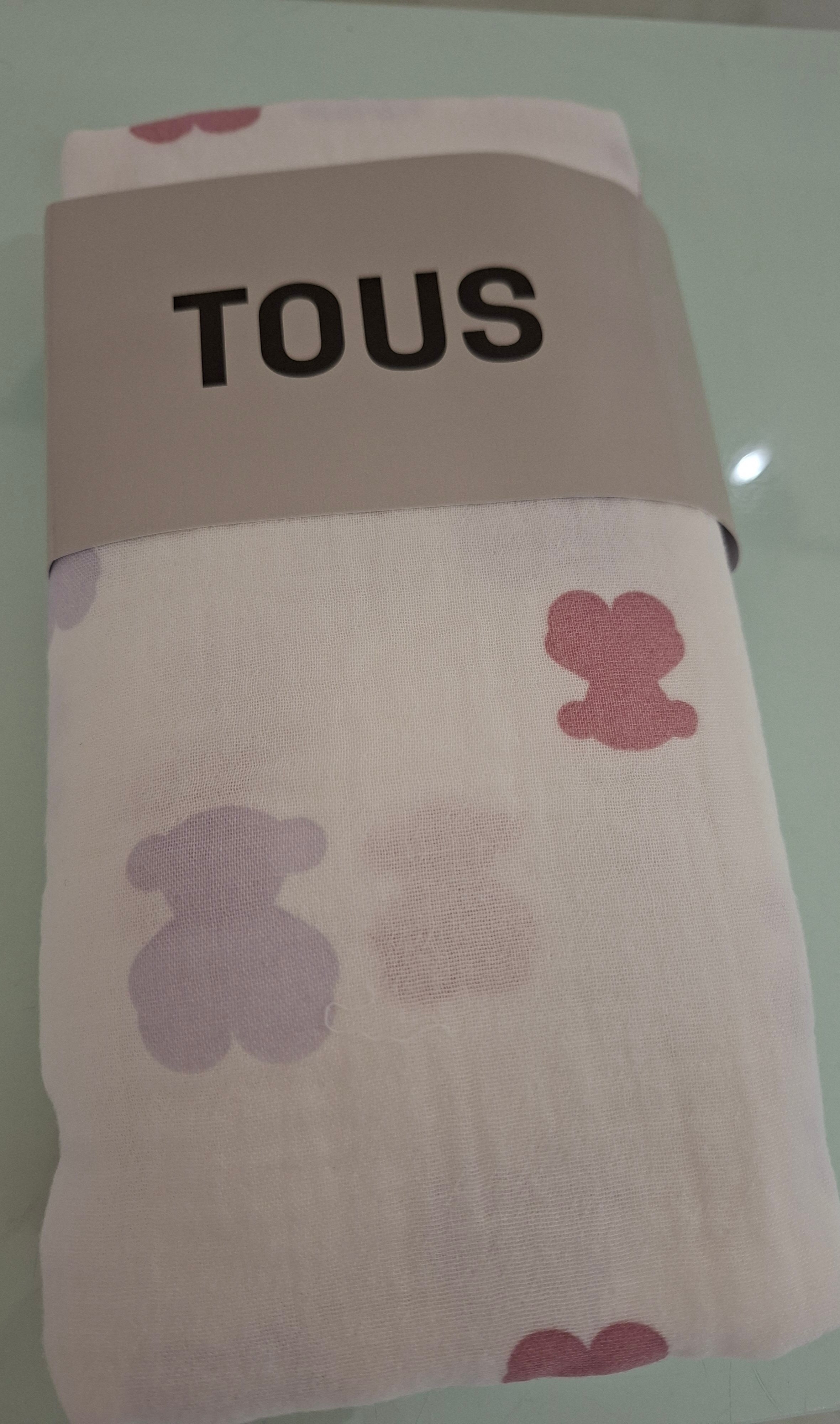 Lactancia Tous Muselina Tous 118X98Cm rosa para bebe