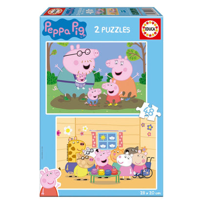 Juegos De Mesa Educa 2 Puzzles 48 Piezas multicolor para niños