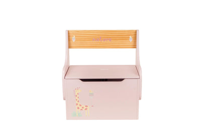 Otros Muñecas Arias Escritorio Con Pizarra+Banco/Baul Nature rosa para niños