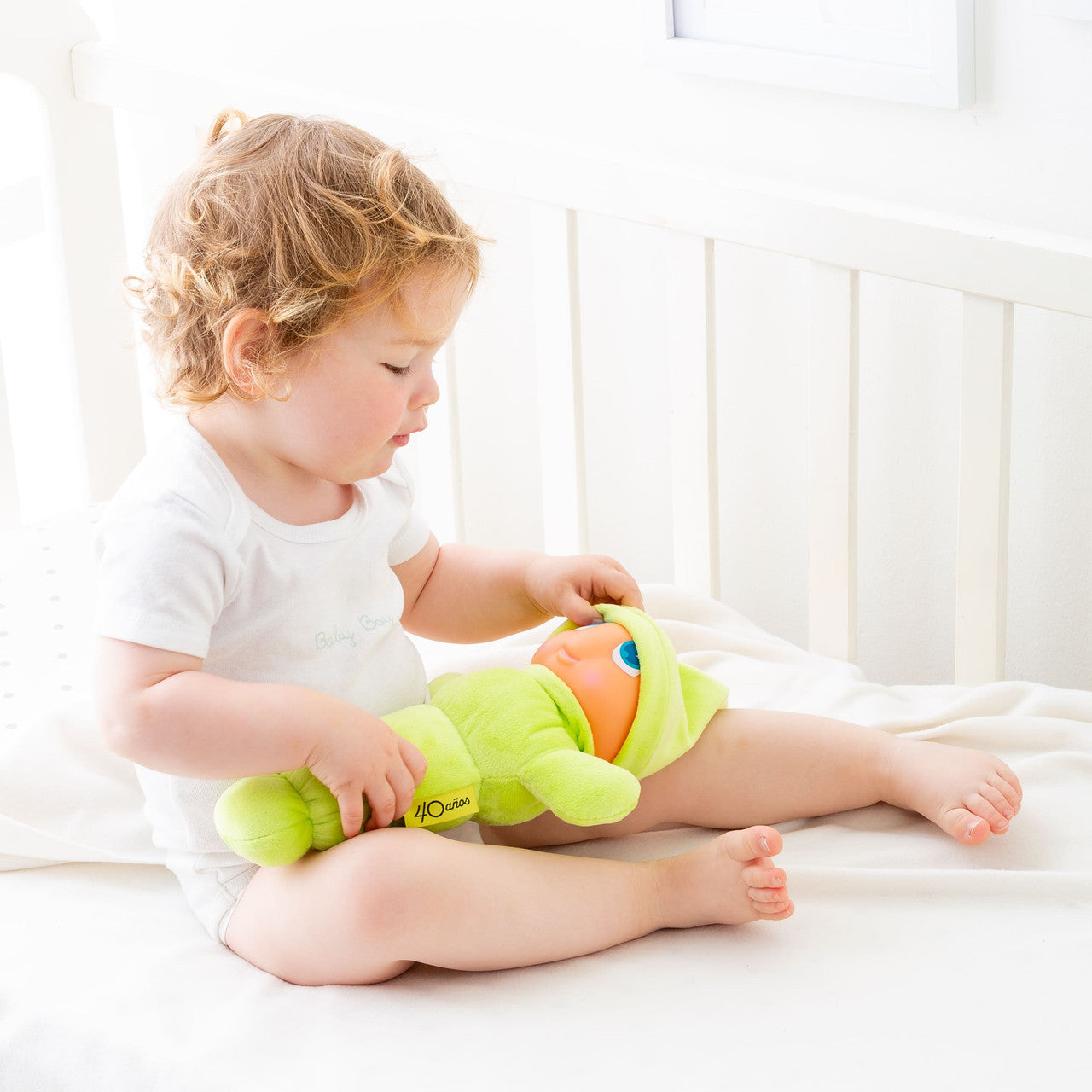 Muñecas Y Peluches Molto Gusyluz 2 Caras Edición Especial 40 Años verde para niños
