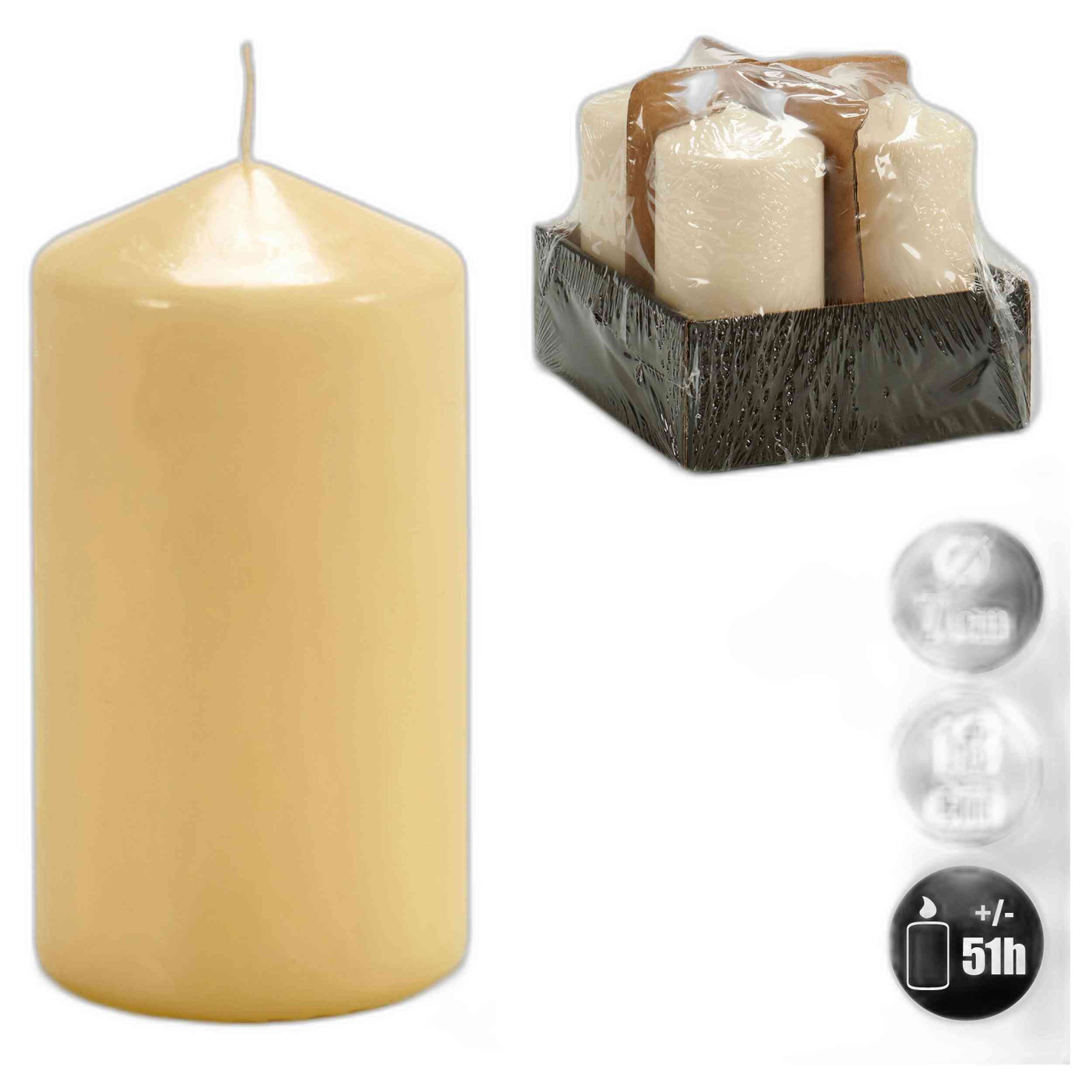 Accessories Art Regal Cream Candle Taco 13cm
