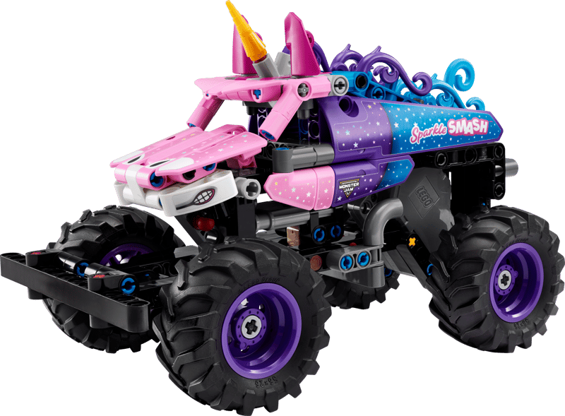 Construcciones Y Puzzles Lego Monster Jam™ Sparkle Smash™ Con Motor De Carga Manual multicolor para niños