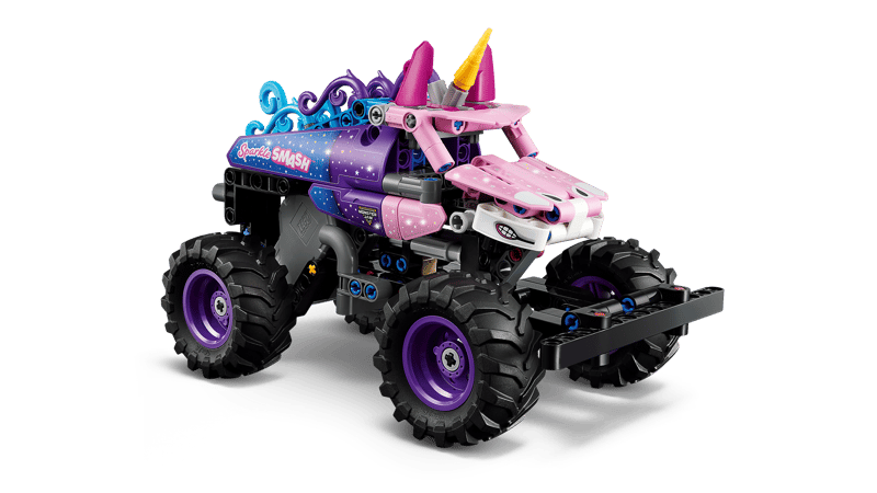 Construcciones Y Puzzles Lego Monster Jam™ Sparkle Smash™ Con Motor De Carga Manual multicolor para niños