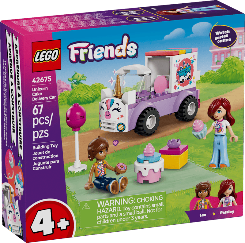 Construcciones Y Puzzles Lego Coche-Unicornio De Reparto De Pasteles multicolor para niños