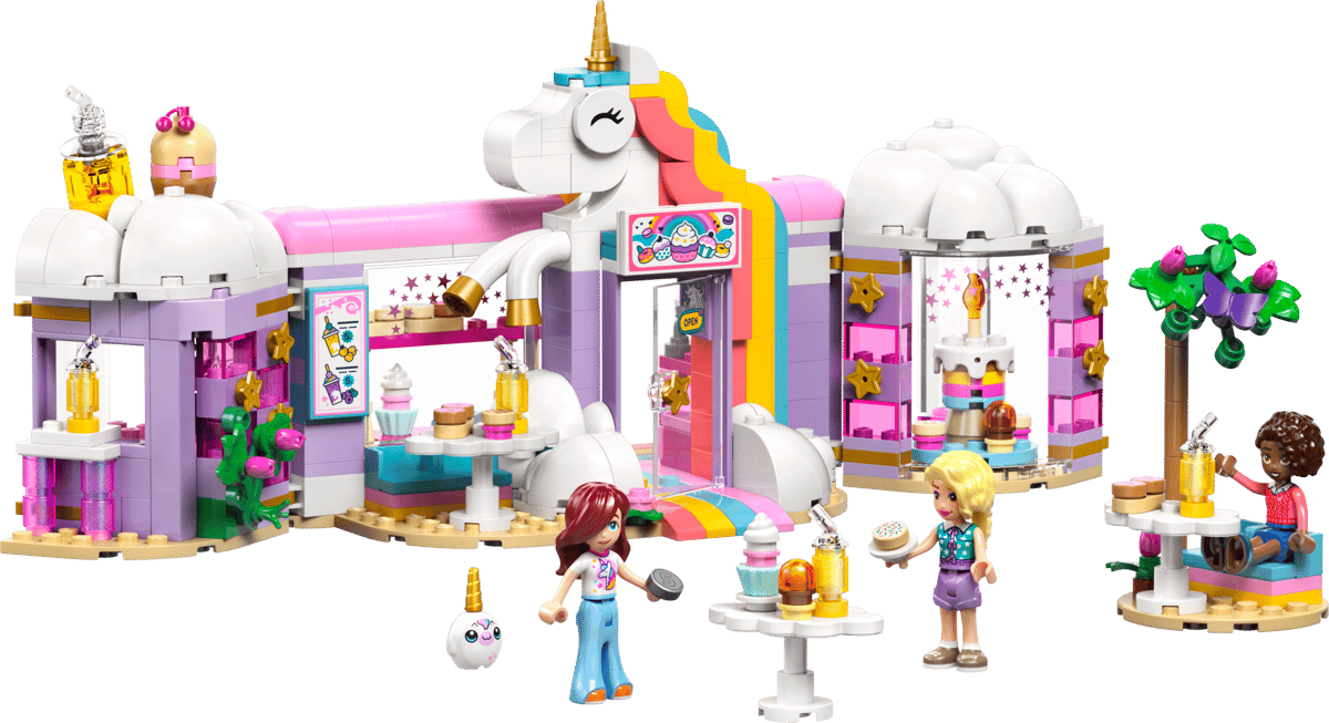 Construcciones Y Puzzles Lego Cafetería Sueños De Unicornio multicolor para niños