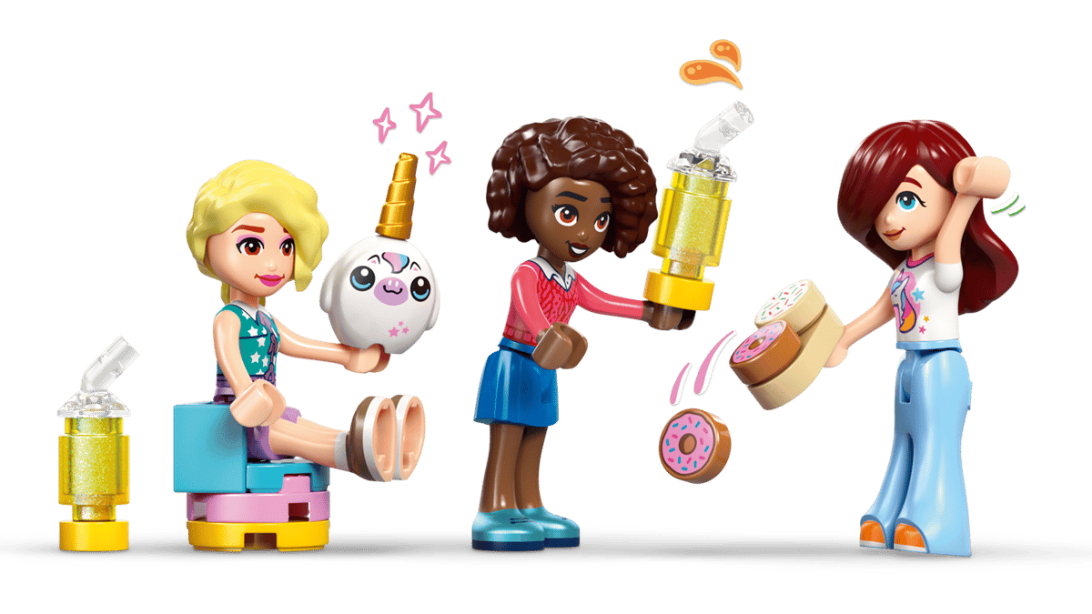 Construcciones Y Puzzles Lego Cafetería Sueños De Unicornio multicolor para niños