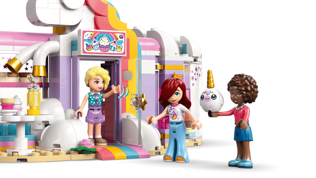 Construcciones Y Puzzles Lego Cafetería Sueños De Unicornio multicolor para niños
