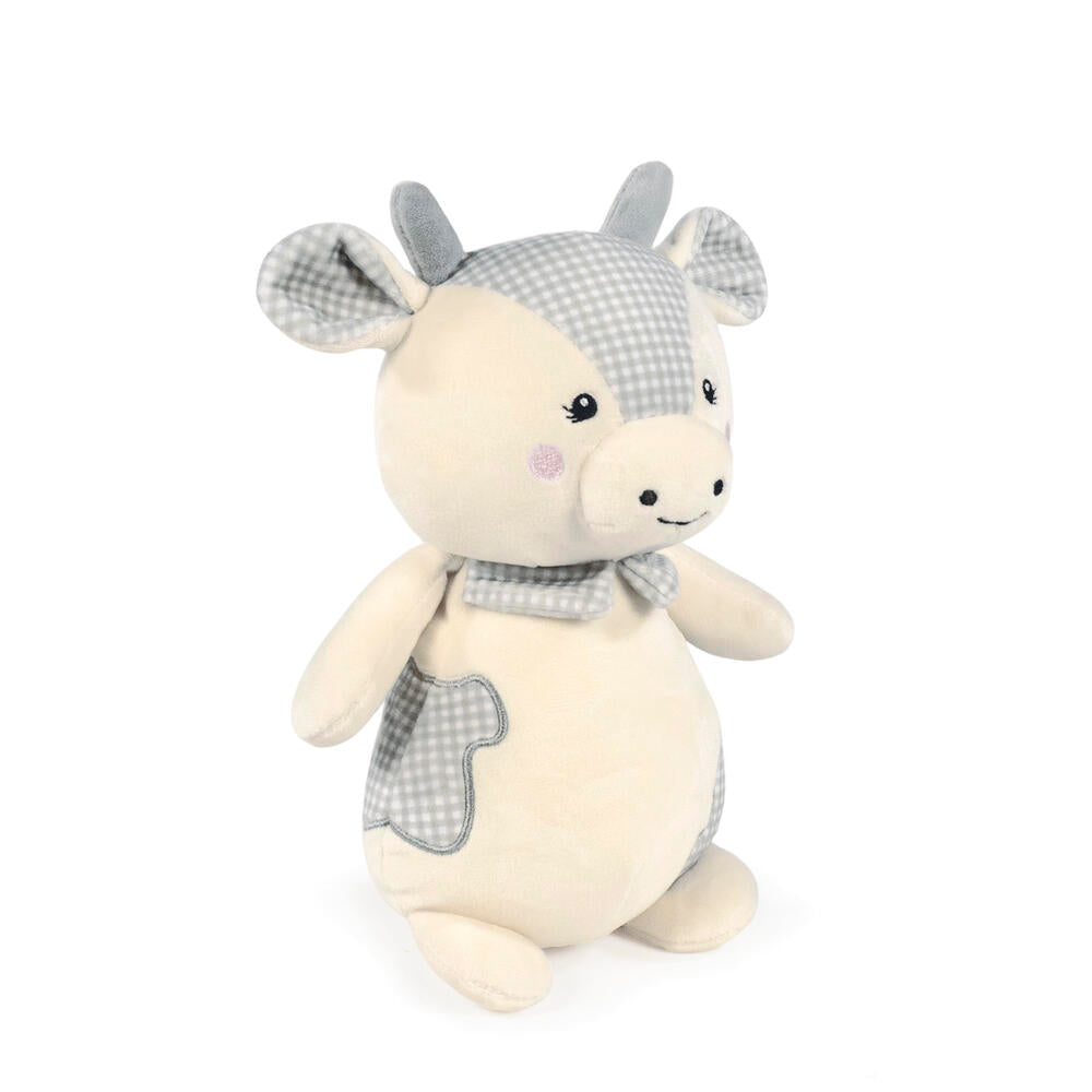 Regalos Pasito A Pasito Peluche Vaca Little Bloom Vichy Gris multicolor para bebe