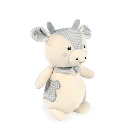 Regalos Pasito A Pasito Peluche Vaca Little Bloom Vichy Gris multicolor para bebe