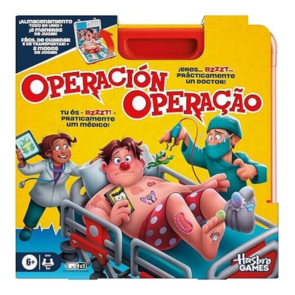 Juegos De Mesa Hasbro Operación multicolor para unisex