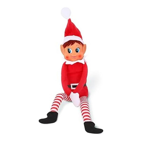 Figuras Y Minimundos Toy Planet Elfa Cabeza Vinilo 31 Cms. Rojo rojo para niños