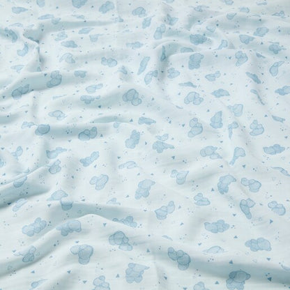 Paseo Tous 2002091403-Azul Muselina Bambú 120x120 cm Muse 2002 azul para mundo bebé