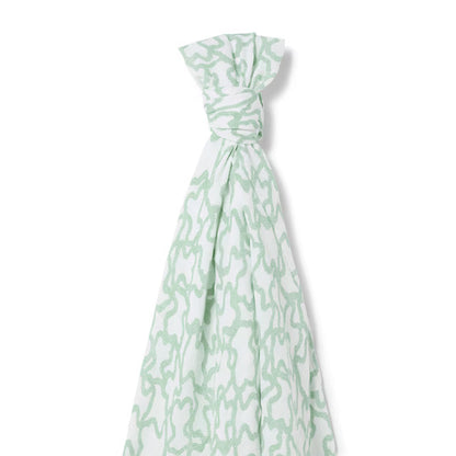 Paseo Tous 2002092003-Bruma Muselina Bambú 120x120 cm Muse-2004 verde para mundo bebé