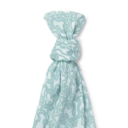 Paseo Tous Muselina Bambú 120X120 Cm Muse-2205 Verde verde para bebe