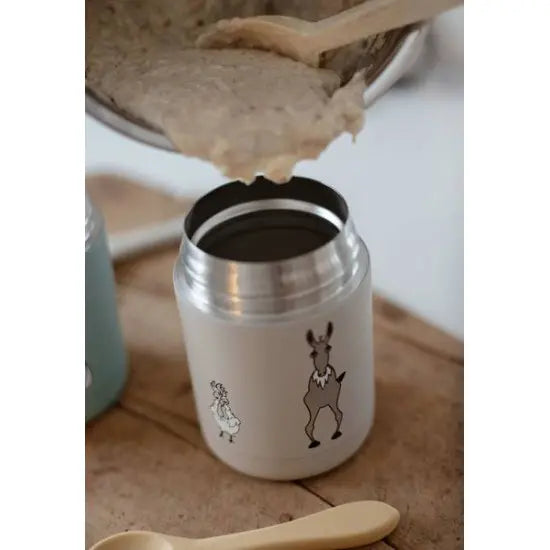 Para Comer Baby Livia Termo Para Sólidos Gris Arena gris para bebe