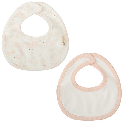 Para Comer Bimbidreams Set 2 Baberos Impermeables 19X19 Cm Dafne Blanco/Rosa multicolor para bebe