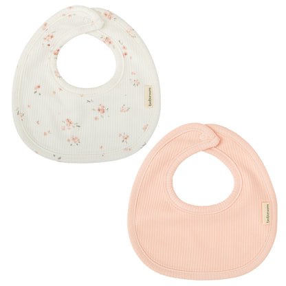 Para Comer Bimbidreams Pack 2 Baberos 19X19 Cm Monet Blanco Rosa rosa para bebe