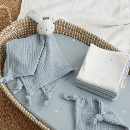 Regalos Bimbidreams Dou Dou Conejito Matalase Azul Grisáceo multicolor para bebe
