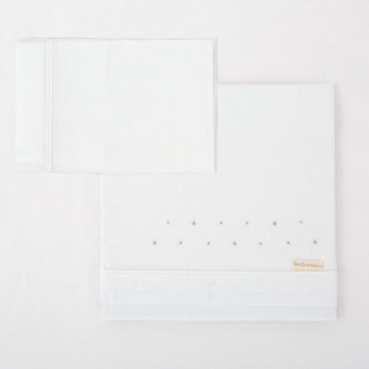 En Casa Bimbidreams Tríptico Sabanas Cuna Punto Lino Beige beige para bebe