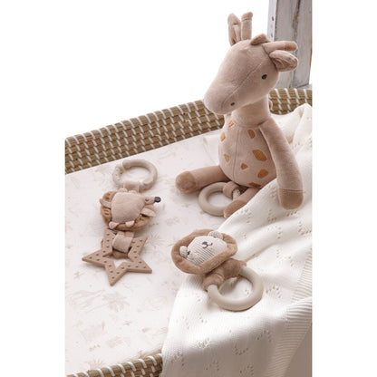 Muñecas Y Peluches Bimbidreams Peluche Musical Jirafa  30 Cm Noe Blanco/Lino beige para bebe