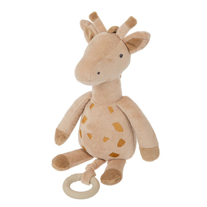 Muñecas Y Peluches Bimbidreams Peluche Musical Jirafa  30 Cm Noe Blanco/Lino beige para bebe