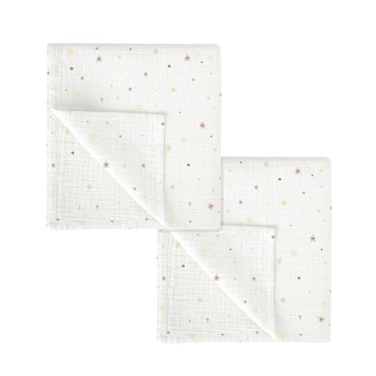 Paseo Bimbidreams Set 2 Gasitas Bambú 60X60 Cm Night Star Multicolor multicolor para bebe