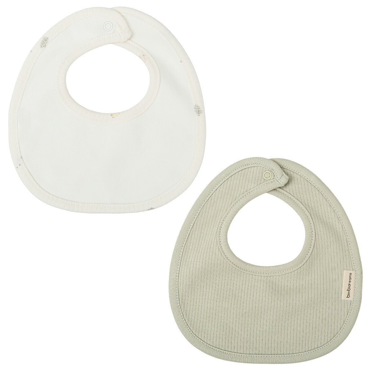 Para Comer Bimbidreams Set 2 Baberos 19X19Cm Chicks Verde multicolor para bebe