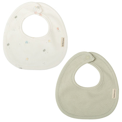Para Comer Bimbidreams Set 2 Baberos 19X19Cm Chicks Verde multicolor para bebe