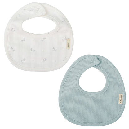 Para Comer Bimbidreams Set 2 Baberos Impermeables 19X19 Cm Eden Blanco /Azul multicolor para bebe