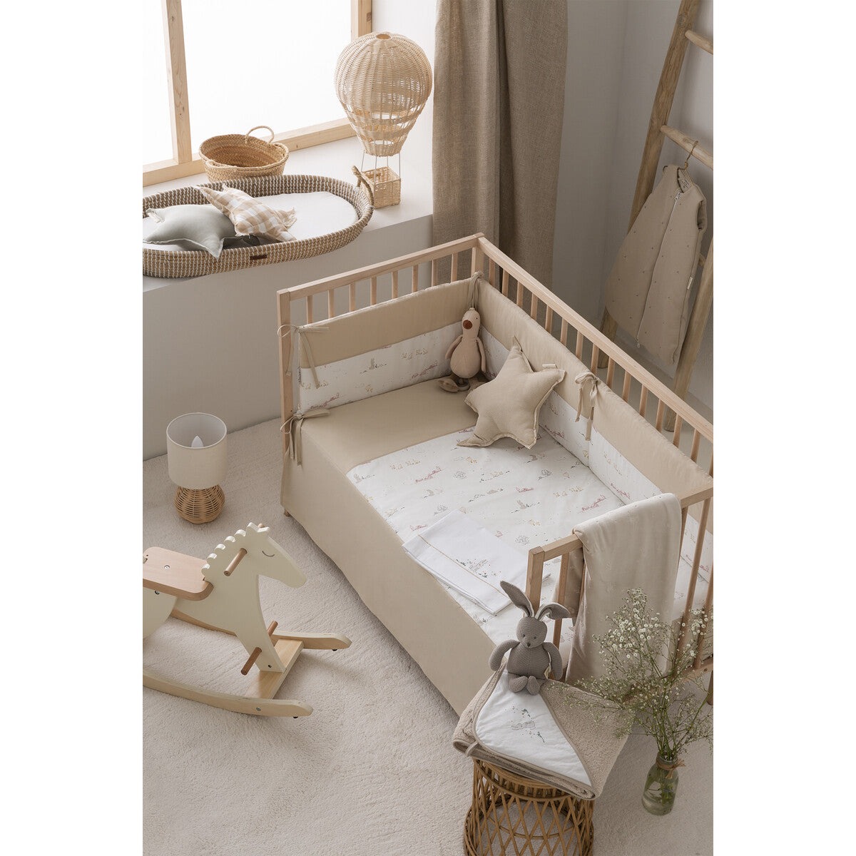 Baño Bimbidreams Maxicapa De Baño 100X100 Cm Campo Lino multicolor para bebe