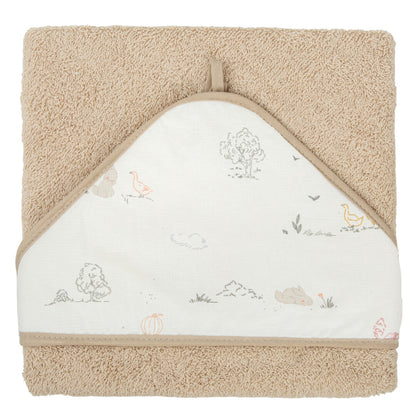 Baño Bimbidreams Maxicapa De Baño 100X100 Cm Campo Lino multicolor para bebe