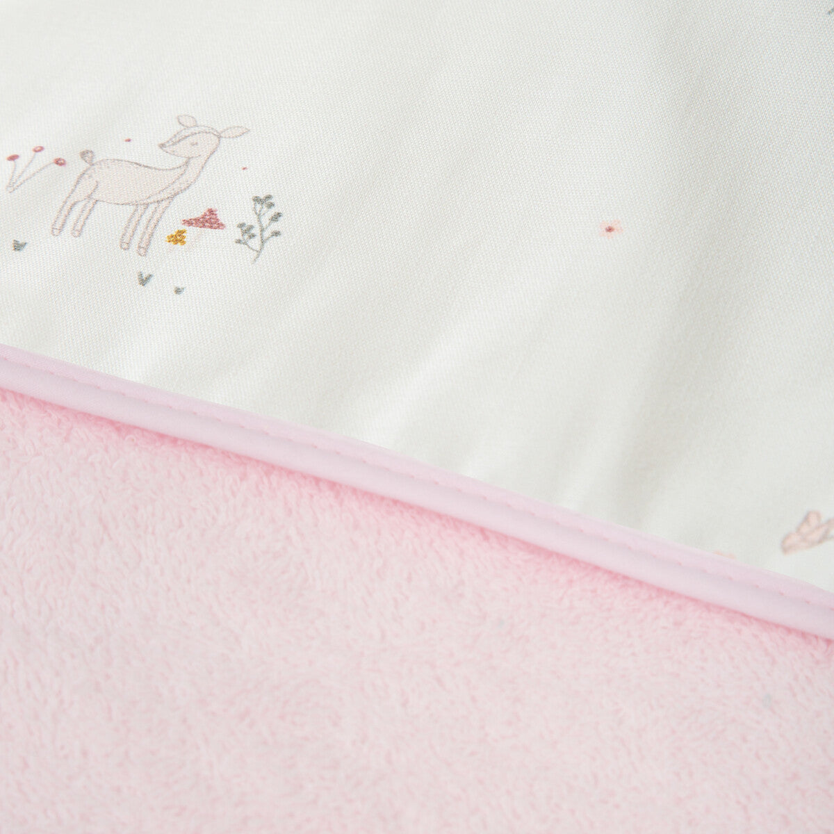 Baño Bimbidreams Maxicapa De Baño 100X100 Cm Deer Rosa multicolor para bebe